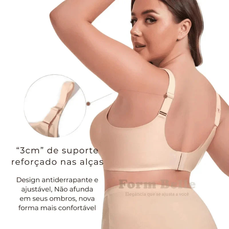 Sutiã Modelador Lux Comfort Sem Costura - Sustentação e Conforto [COMPRE 1 LEVE 2] + BRINDES