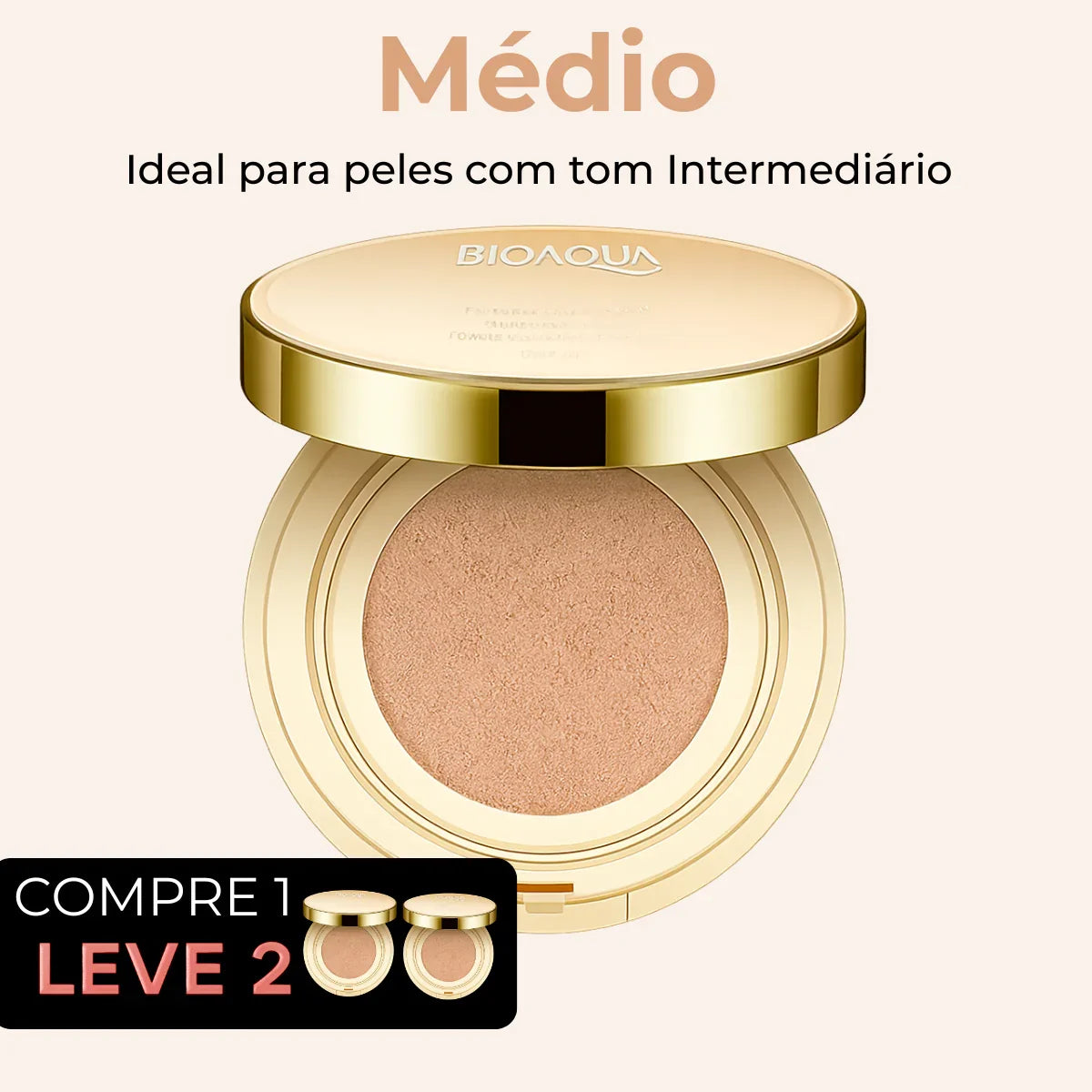 Base Rejuvenescedora Profissional BioAqua™ (Compre 1 Leve 2) + BRINDES